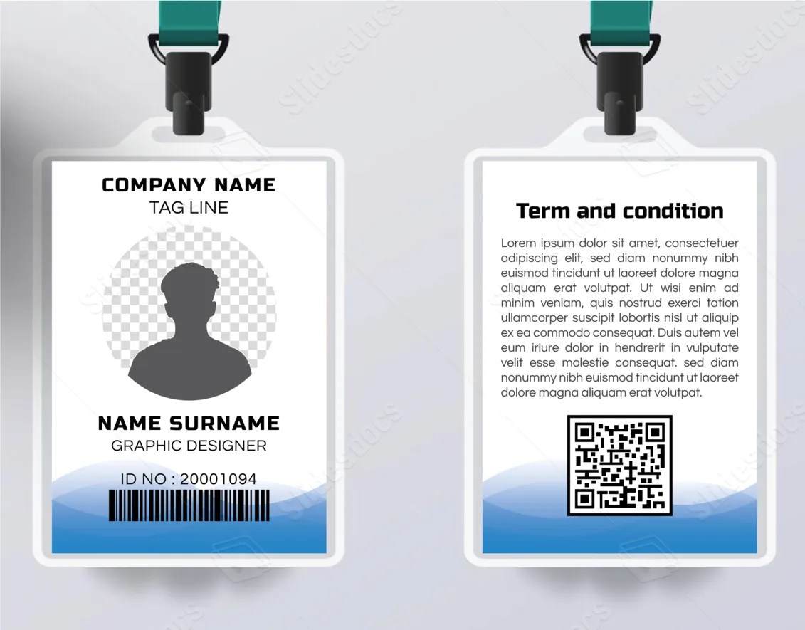 Design Of Company ID Card Word Template And Google Docs For Free Download
