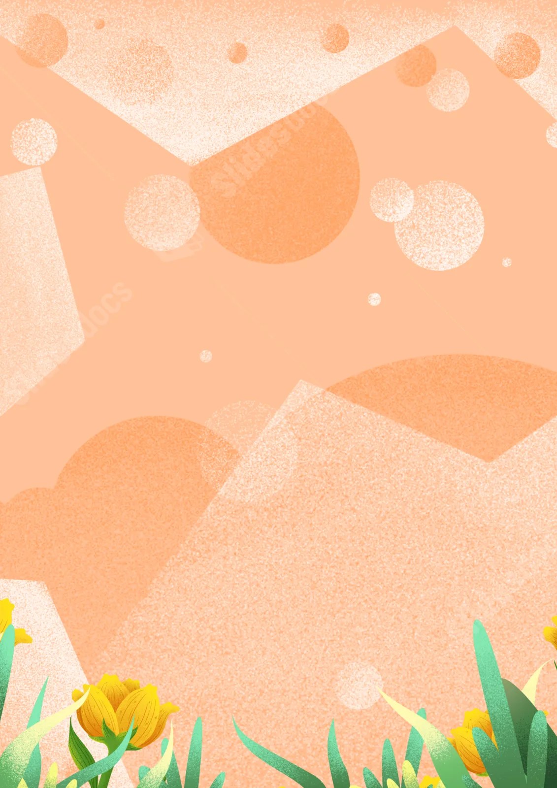 520 Design Warm Flowers In Pink Page Border Background Word Template