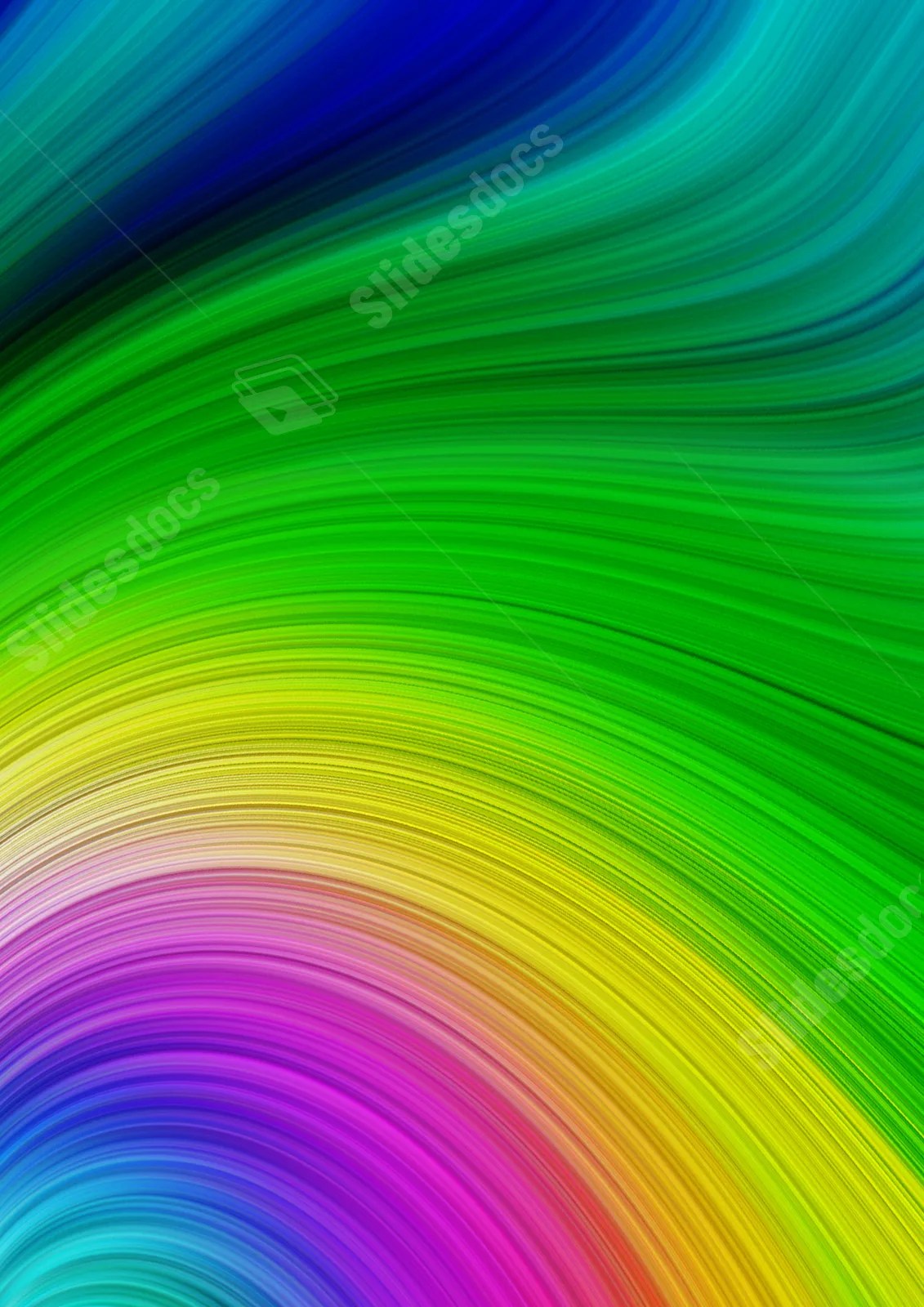 Flowing Lines With Colorful Gradient Geometry Page Border Background