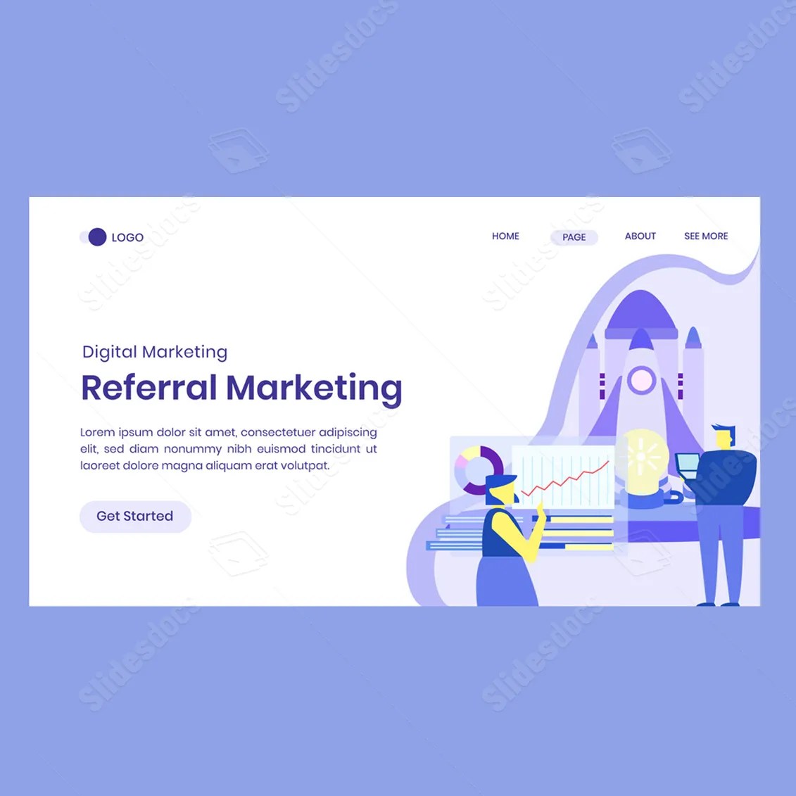 Frame Landing Recruitment Word Template And Google Docs For Free Download