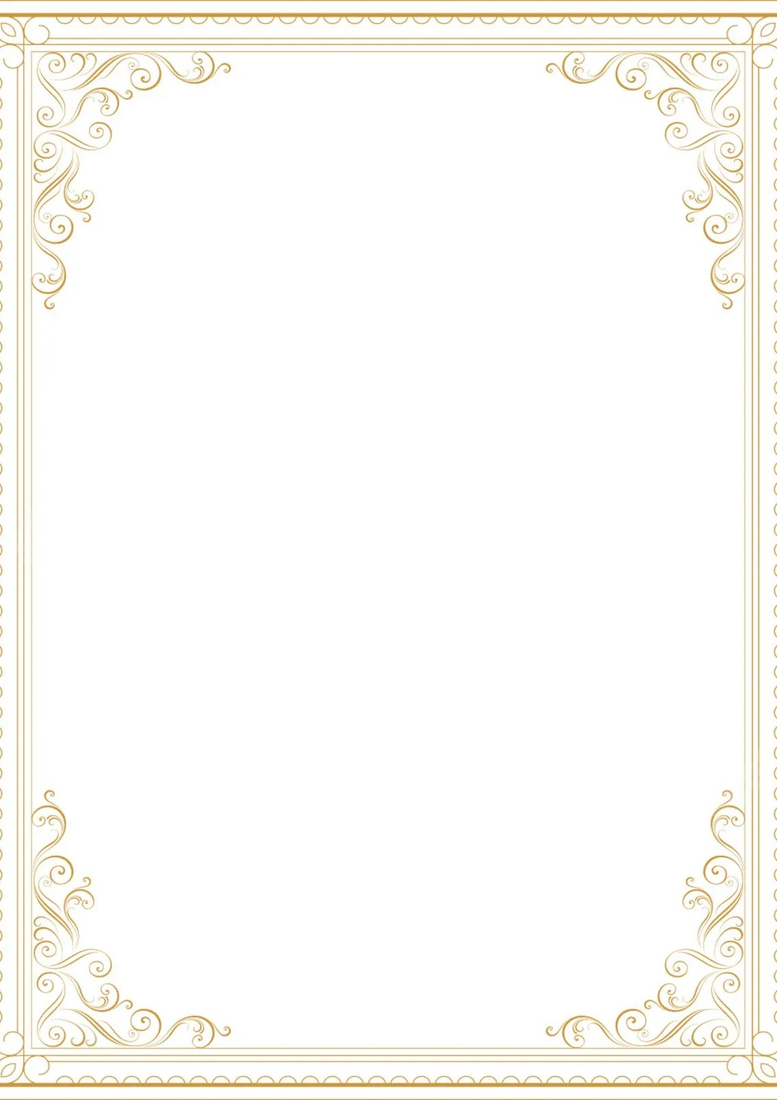 復古裝飾邊框背景圖免費下載，可列印Word背景 Slidesdocs