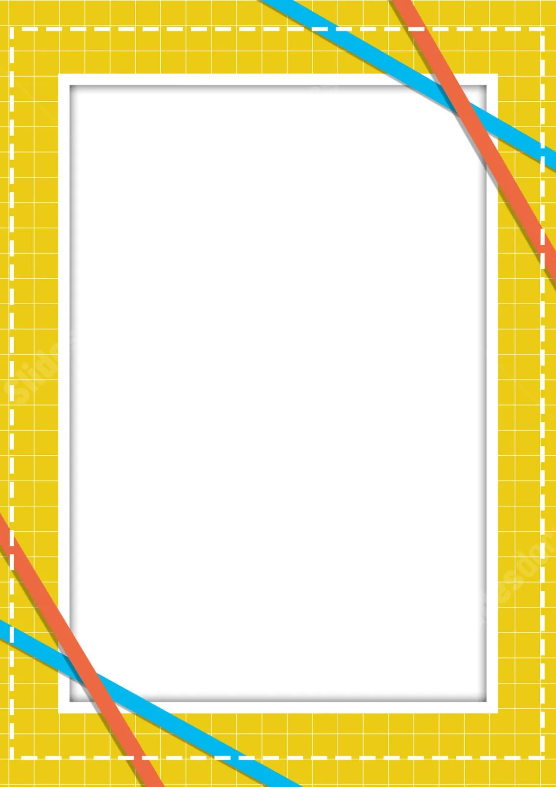 Designing A Unique Medal With Shades Of Orange And Yellow Page Border Background Word Template