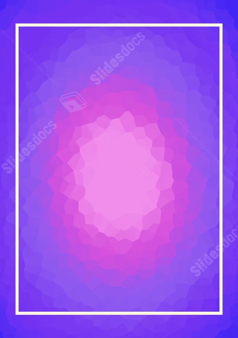Gradient Of Blue In A Crystal Lattice Page Border Background Word