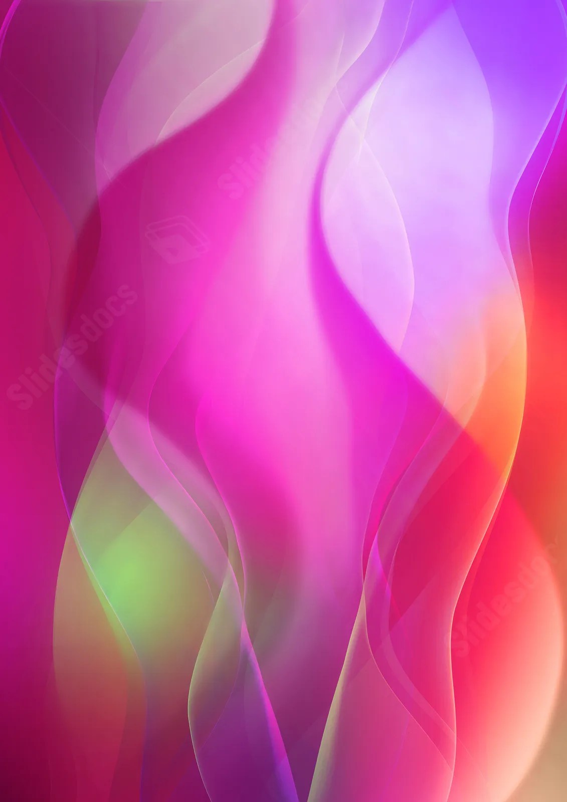 Line With A Colorful Light Effect Page Border Background Word Template