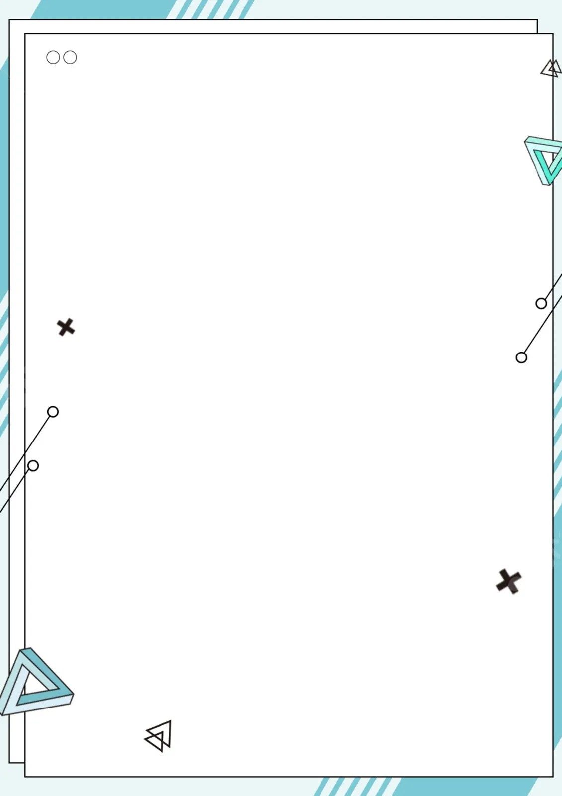 Notification Banner With Pop Style Decorations Page Border Background