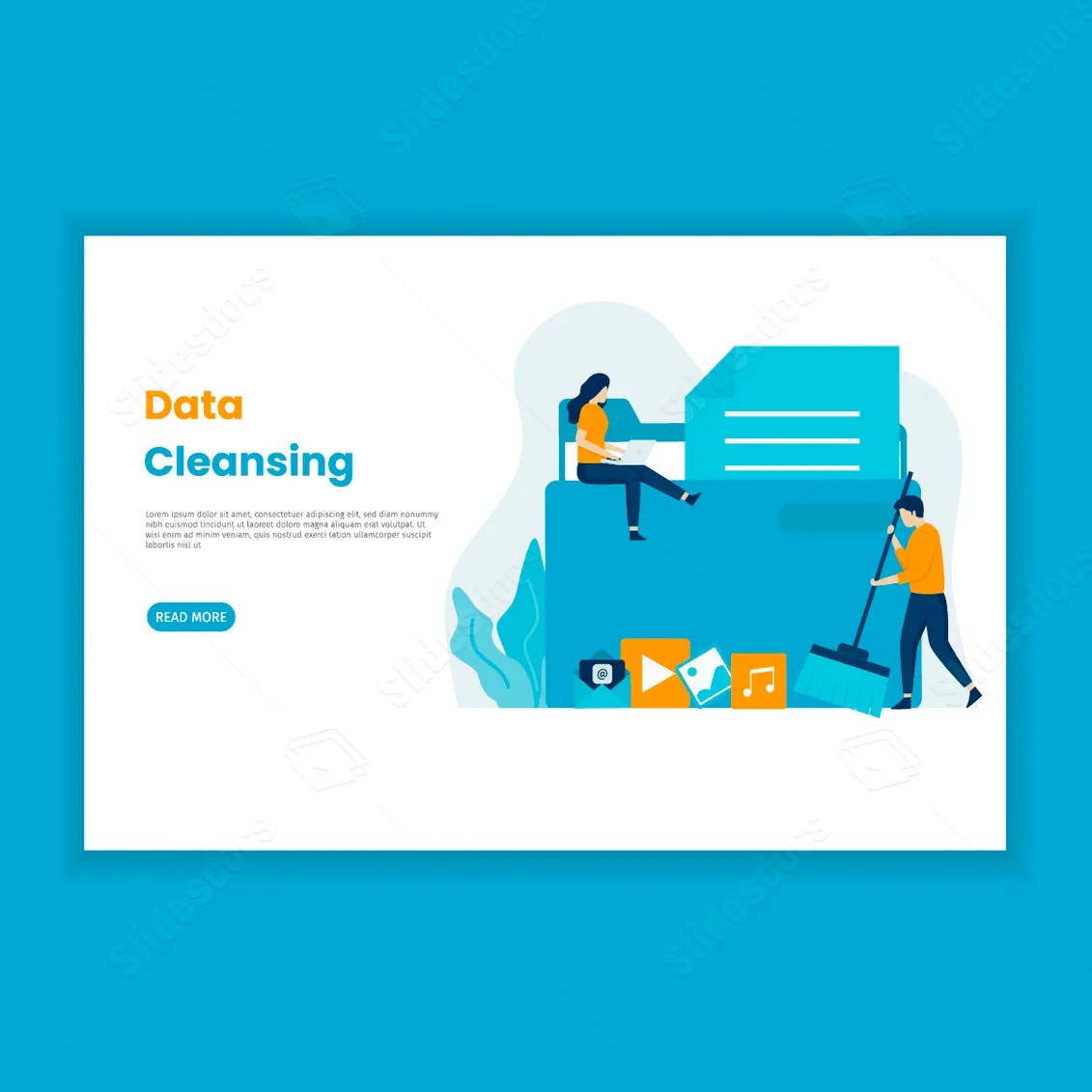 Present Tech Computer Clean Word Template And Google Docs For Free Download