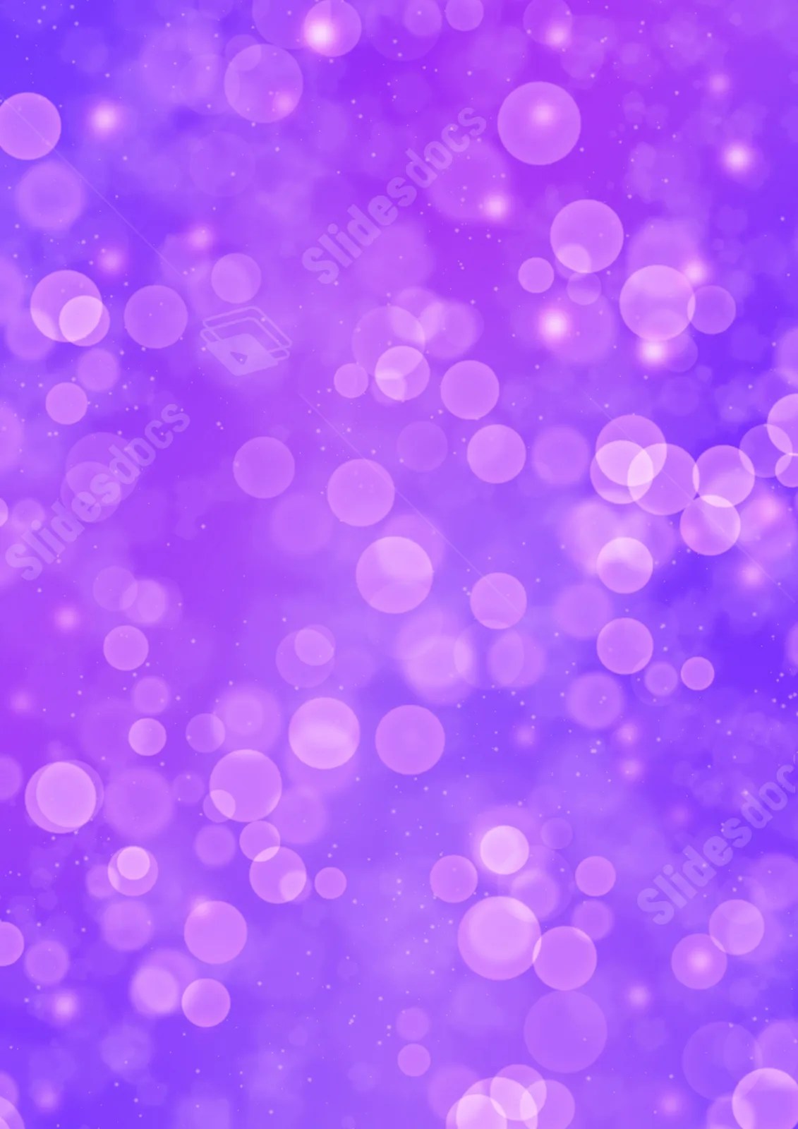 Purple Abstract Art With Bokeh Blur Page Border Background Word