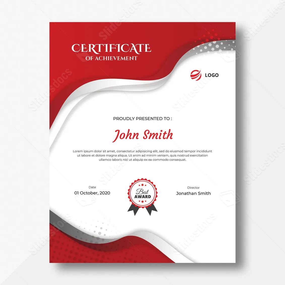 Red Certificate Achievement Certificates Recognition Professional Word Template And Google Docs Red Certificate Achievement Certificates Recognition Professional Word Template And Google Docs