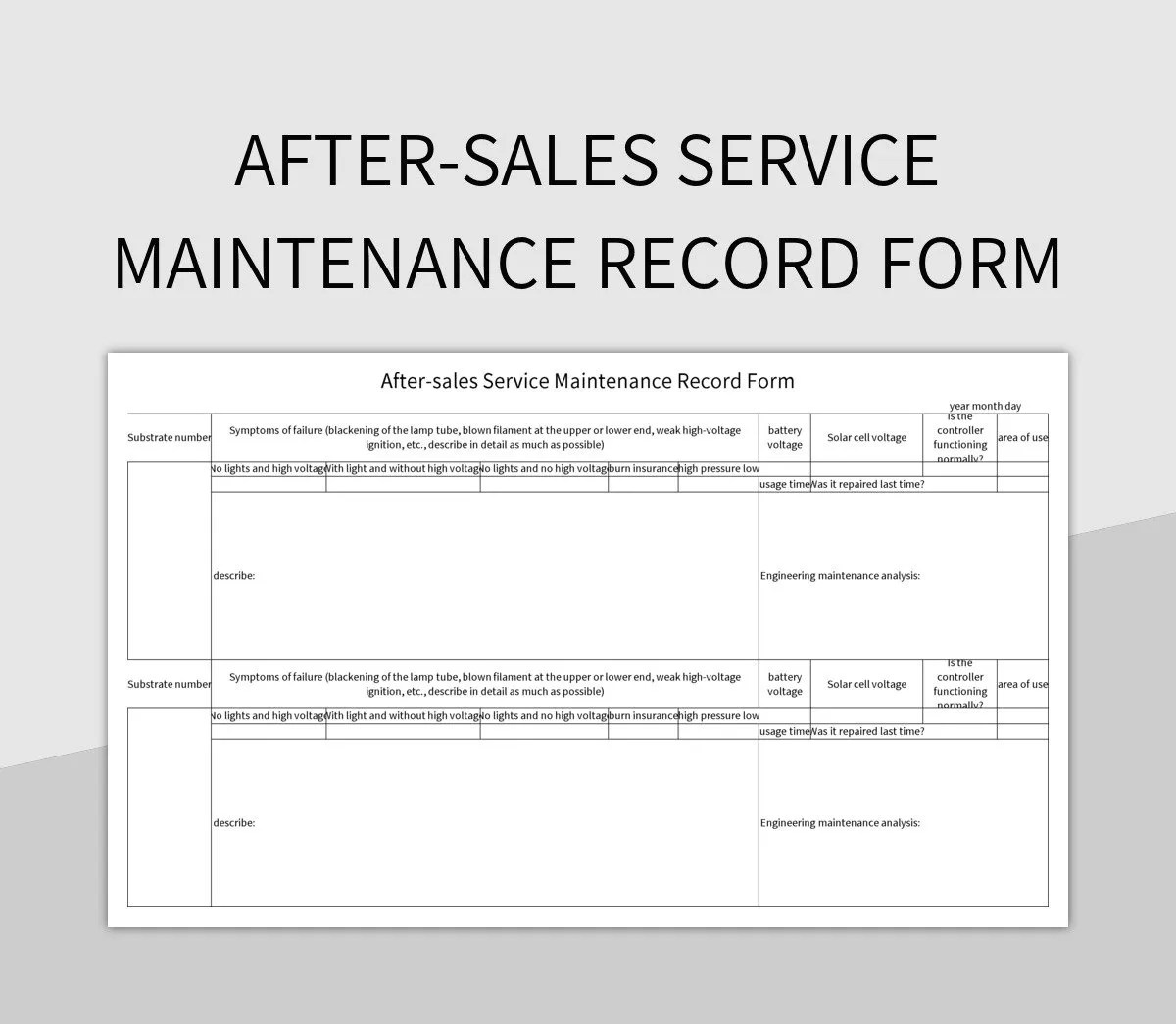 Free Product After Sales Templates For Google Sheets And Microsoft