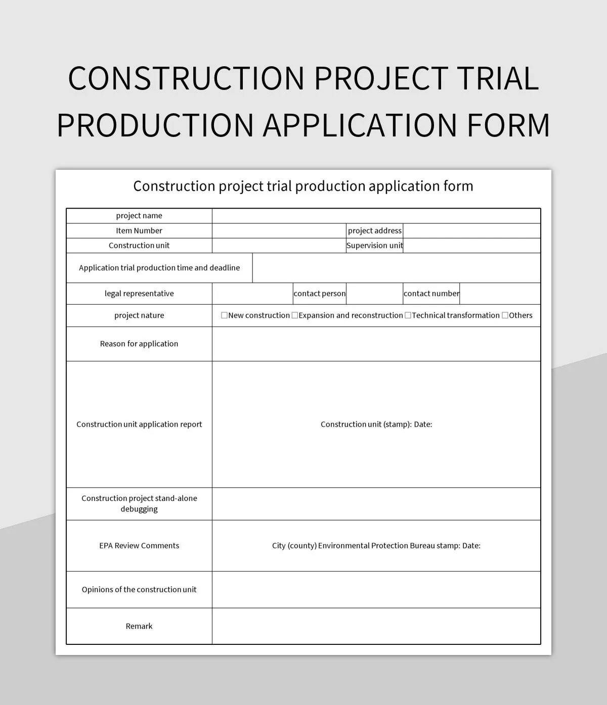 Free Construction Production Templates For Google Sheets And Microsoft