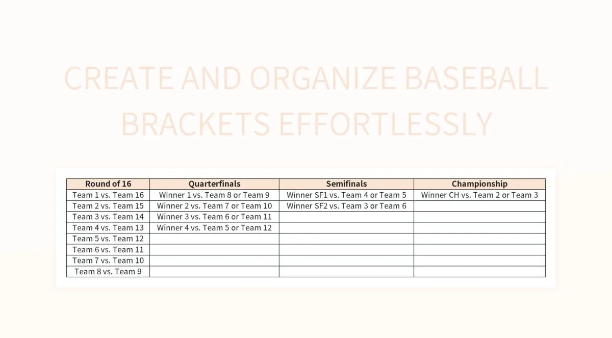 Free Bracket Creation Templates For Google Sheets And Microsoft Excel