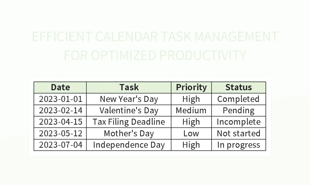 Free Calendar Task Templates For Google Sheets And Microsoft Excel Slidesdocs Free Calendar Task Templates For Google Sheets And Microsoft Excel Slidesdocs