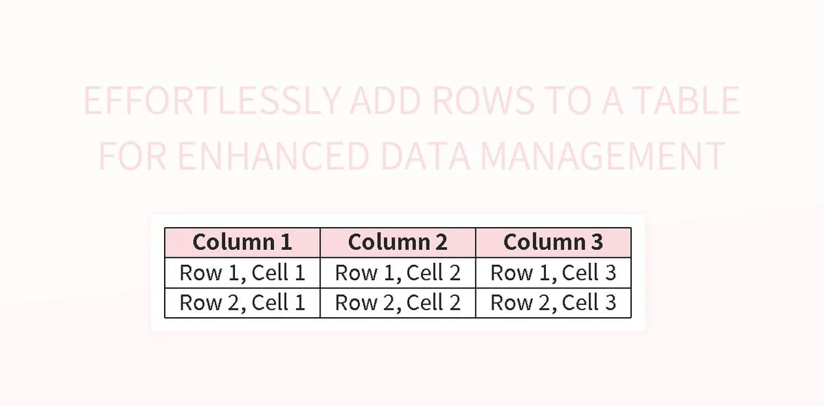 Free Add Row Templates For Google Sheets And Microsoft Excel Slidesdocs