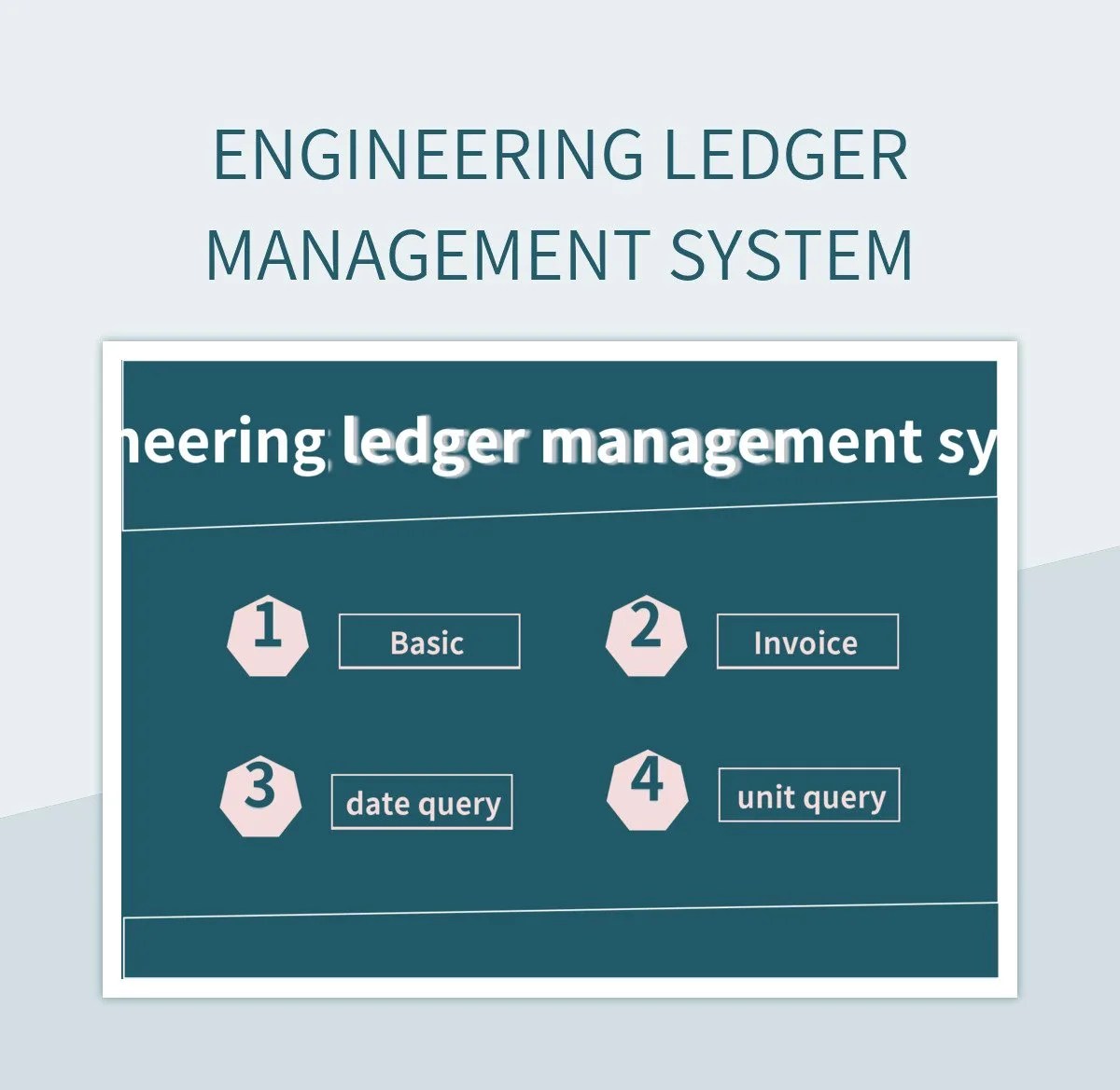 Engineering Ledger Management System Excel Template And Google Sheets