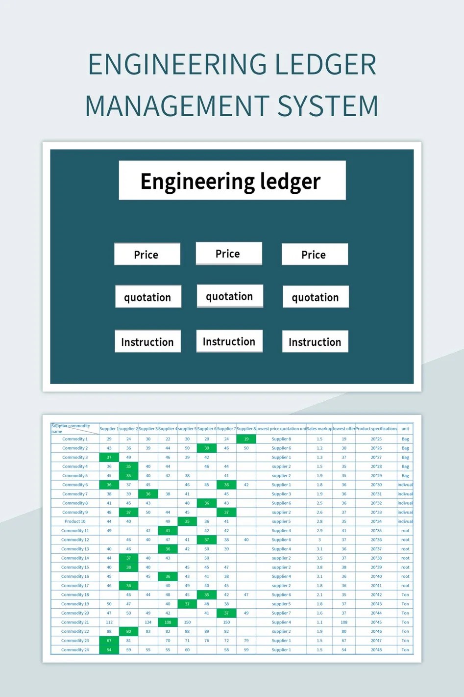 Engineering Ledger Management System Excel Template And Google Sheets
