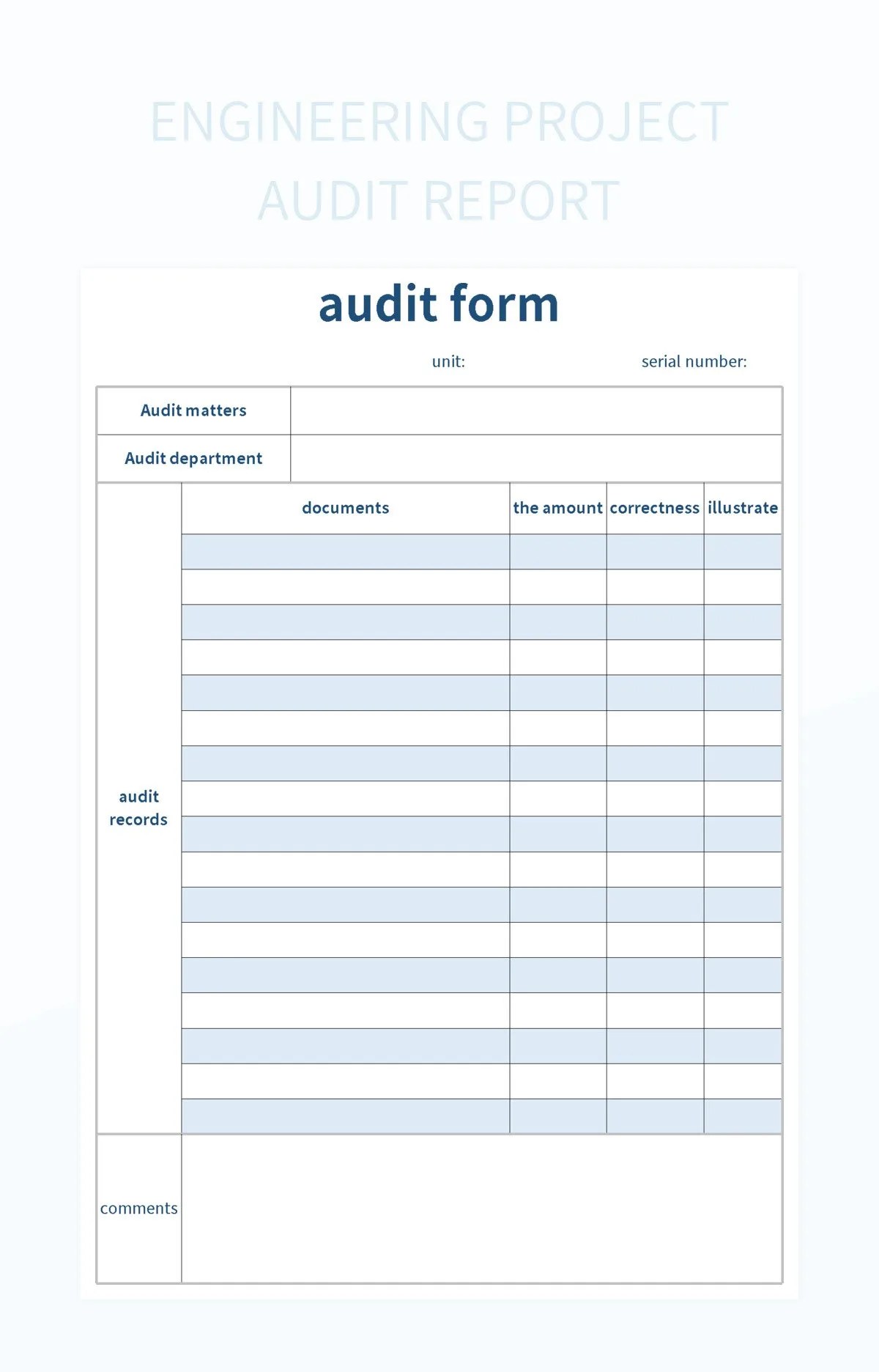 Free Audit Findings Templates For Google Sheets And Microsoft Excel