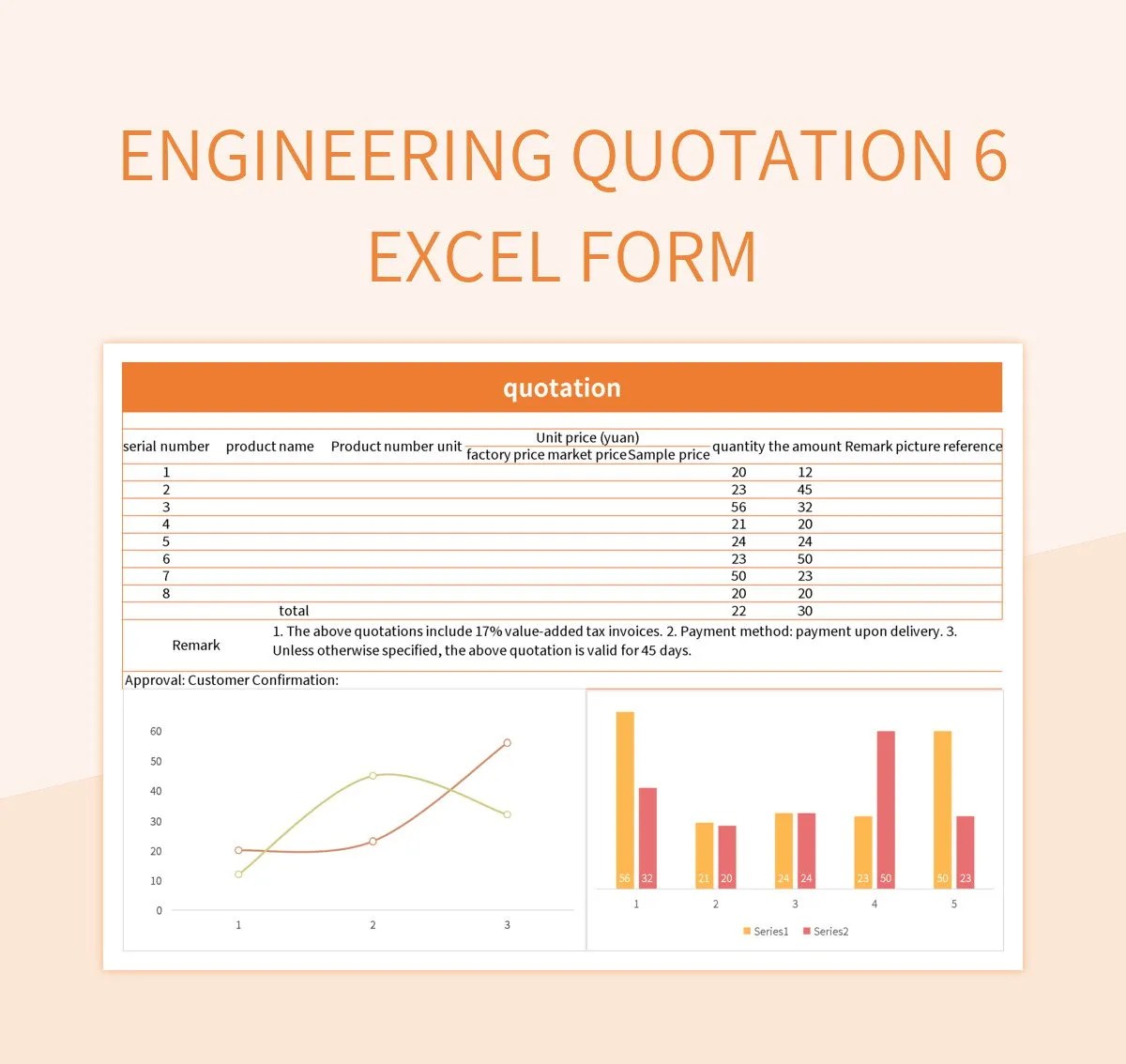 Engineering Quotation 6 Excel Form Excel Template And Google Sheets