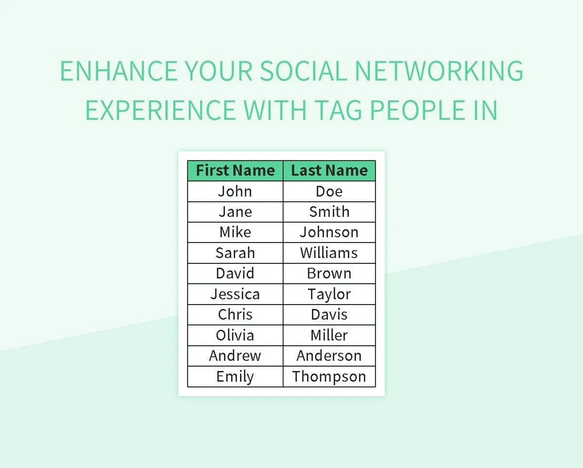 Free Social Networks Templates For Google Sheets And Microsoft Excel
