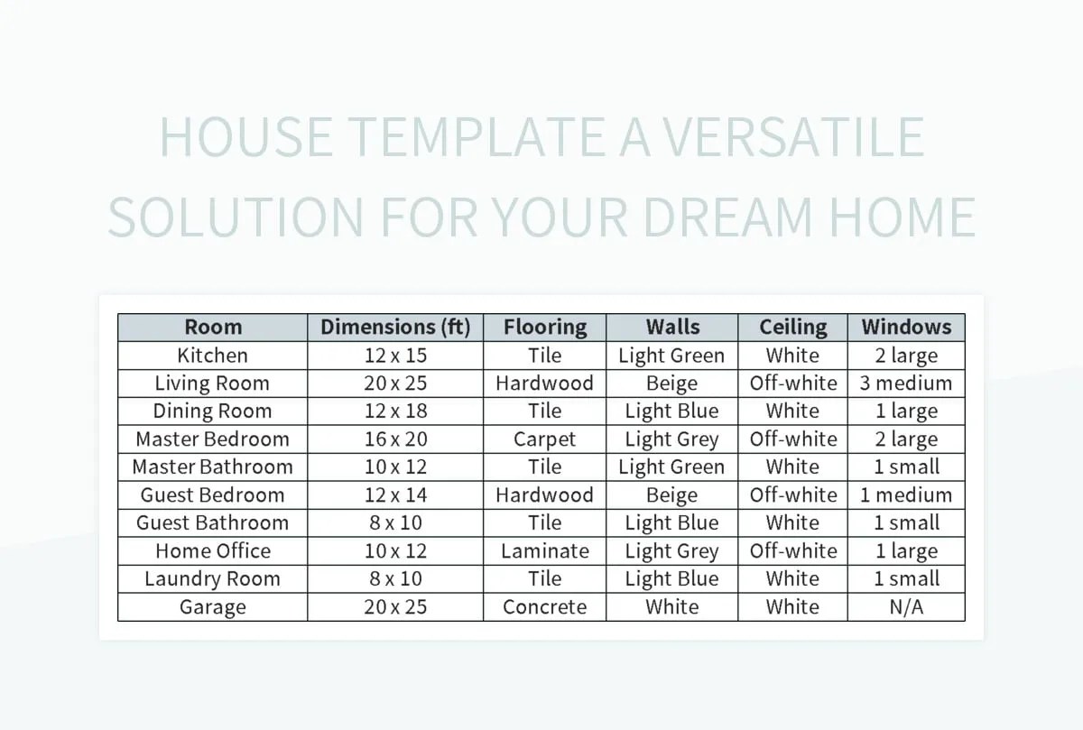 Transforming Your Home With Tracker House Solutions Excel Template And