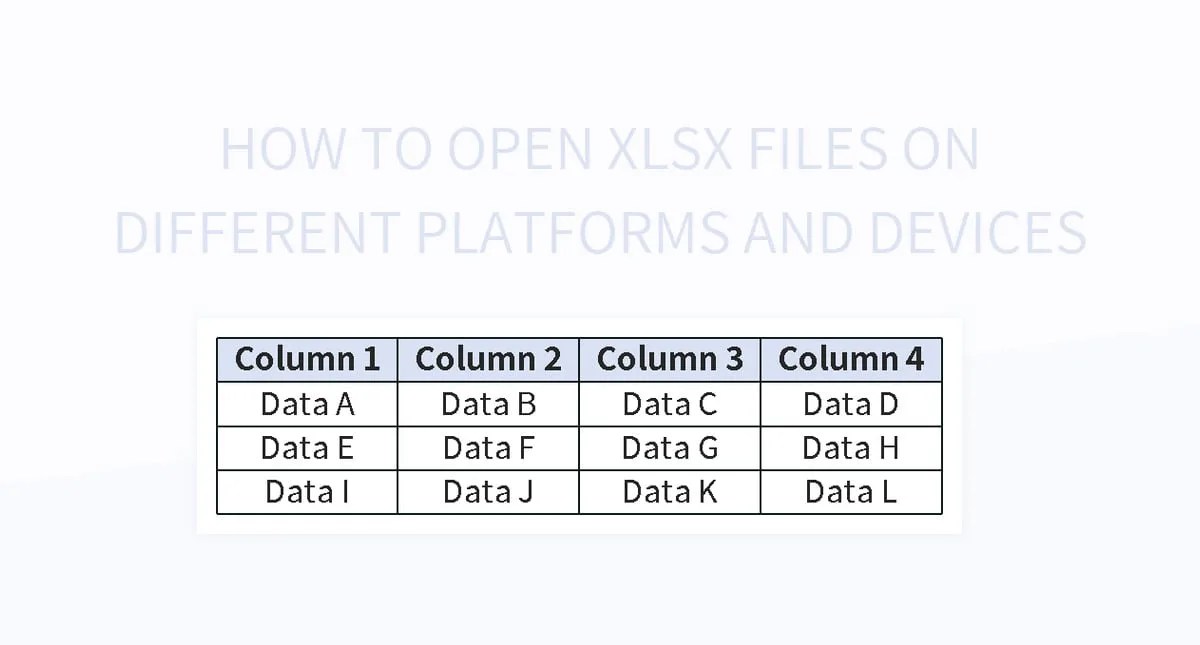 What Is An Xlsx File And How To Open One