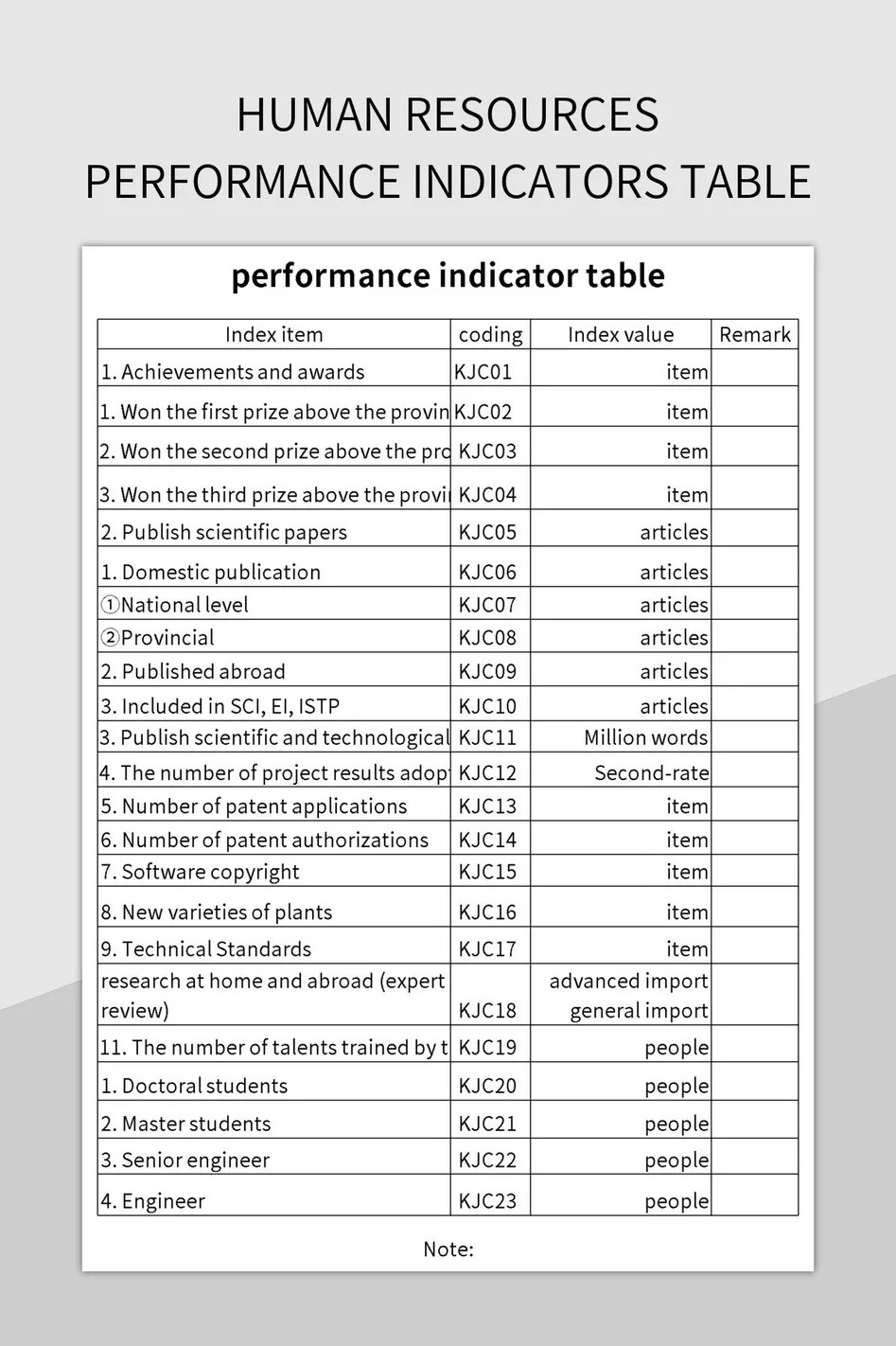 Free Index Templates For Google Sheets And Microsoft Excel Slidesdocs