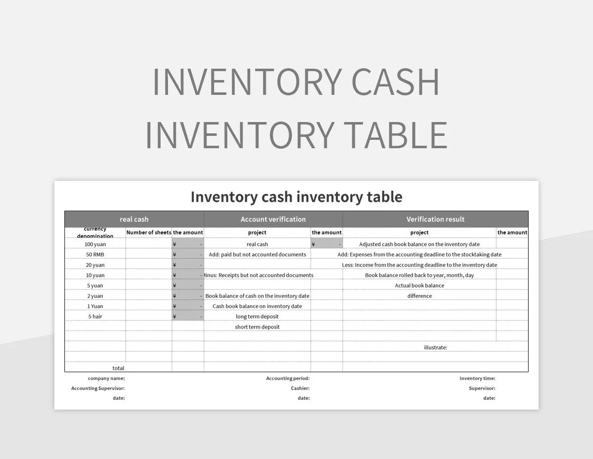 Free Inventory Cash Inventory Table Templates For Google Sheets And