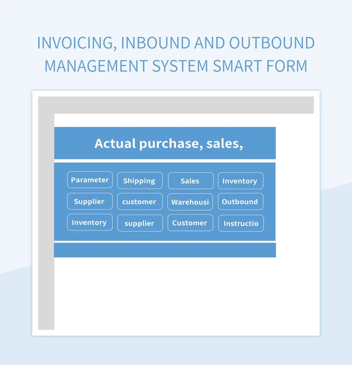 Free Smart Form Templates For Google Sheets And Microsoft Excel