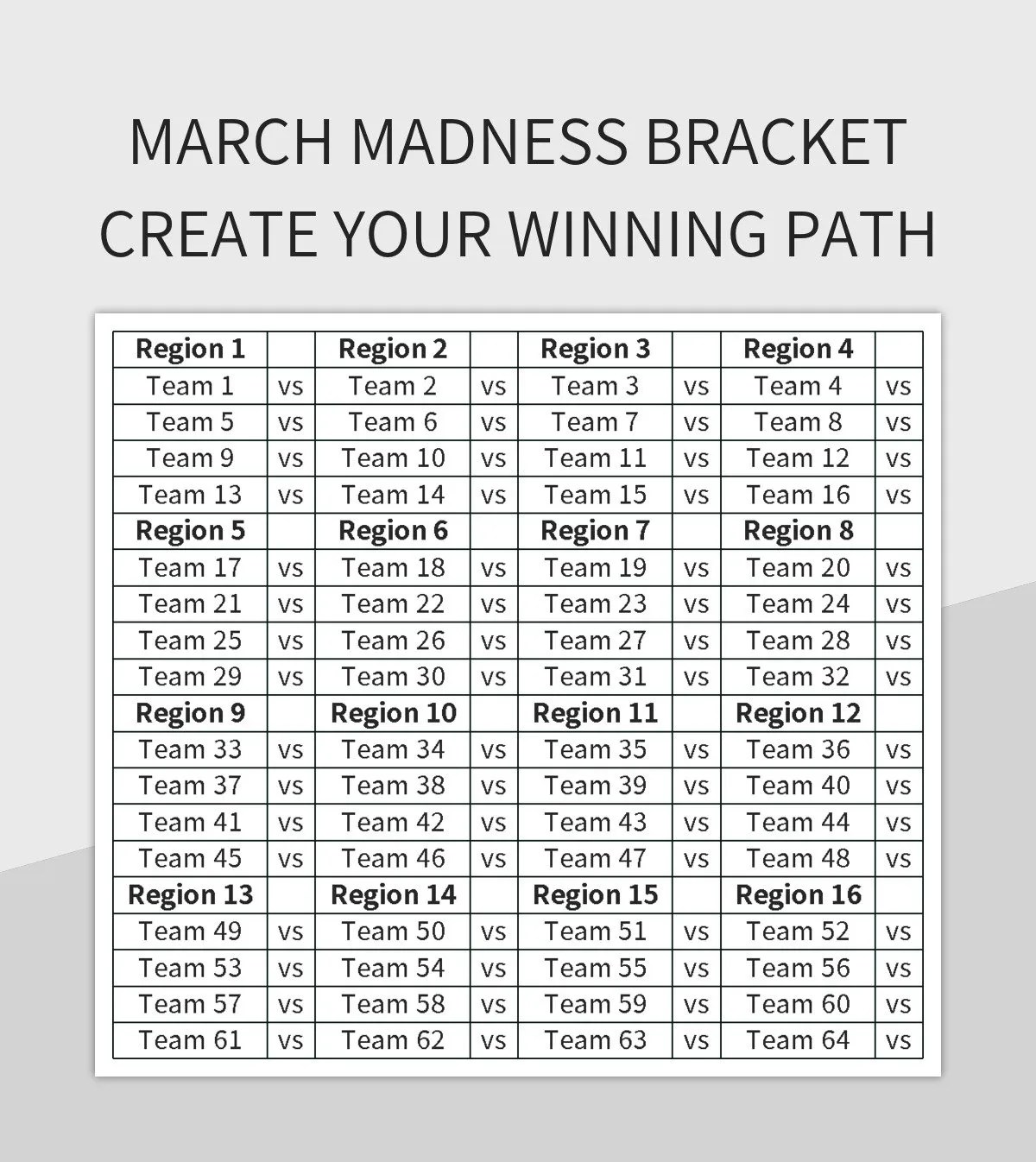 Making Winning Picks For The March Madness Bracket 2024 Excel Template