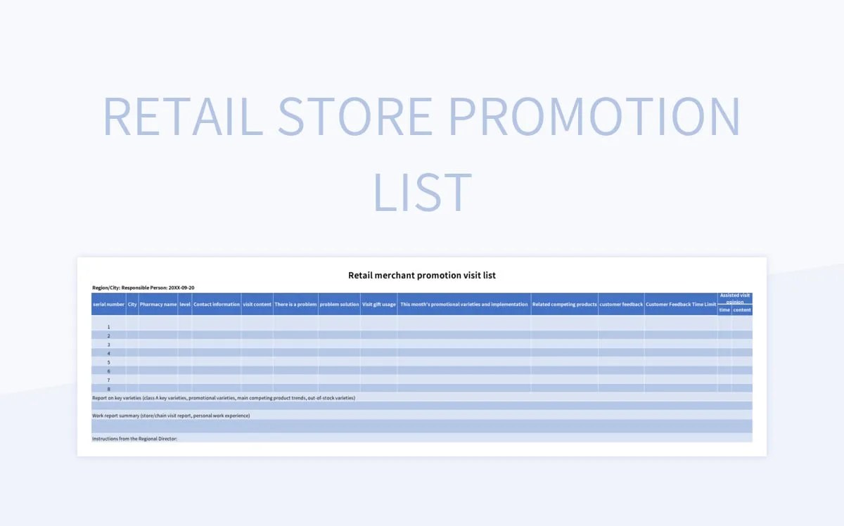 Free Retail Store Templates For Google Sheets And Microsoft Excel