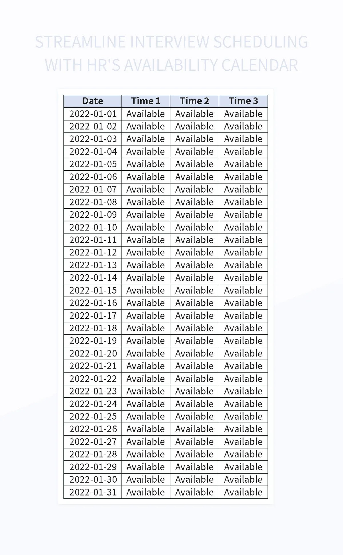 Free Availability Calendar Templates For Google Sheets And Microsoft Excel Slidesdocs Free Availability Calendar Templates For Google Sheets And Microsoft Excel Slidesdocs