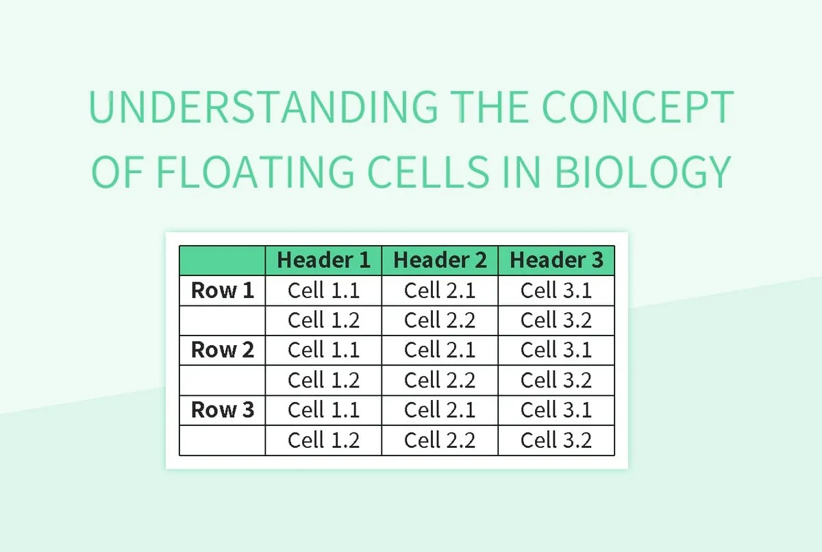 Free Cell Floating Templates For Google Sheets And Microsoft Excel