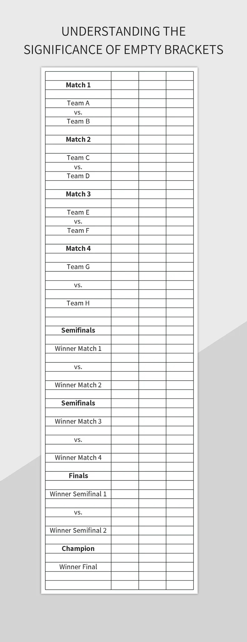 Understanding The Significance Of Empty Brackets Excel Template And