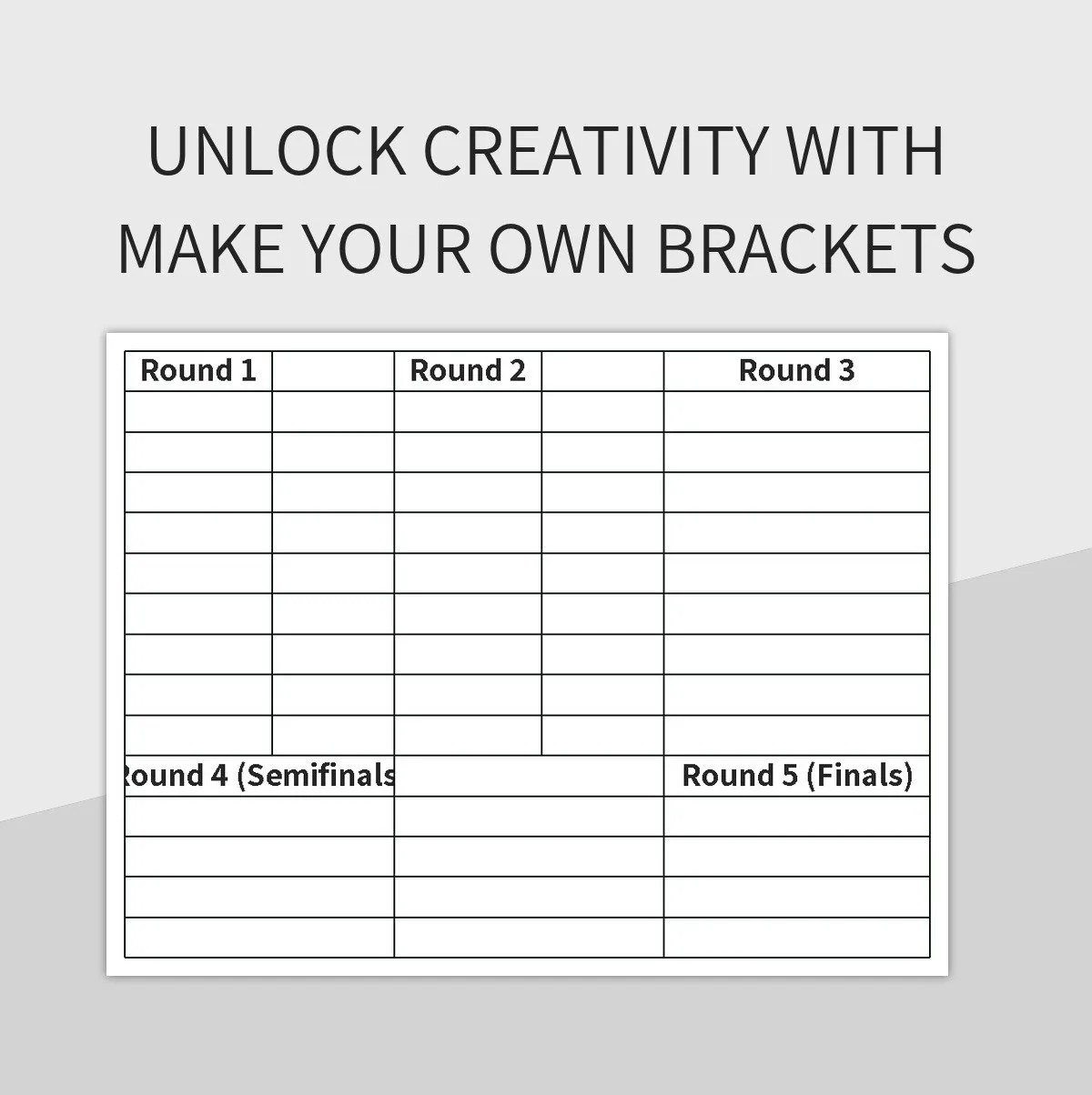 Free Make Your Own Bracket Templates For Google Sheets And Microsoft