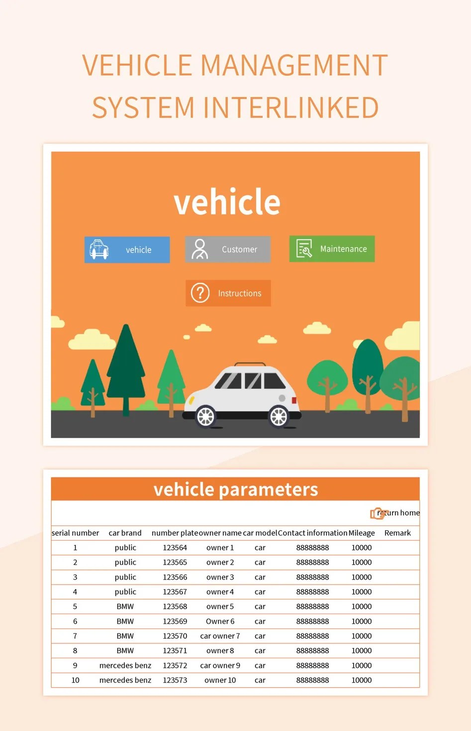 Free Vehicle Management Templates For Google Sheets And Microsoft Excel
