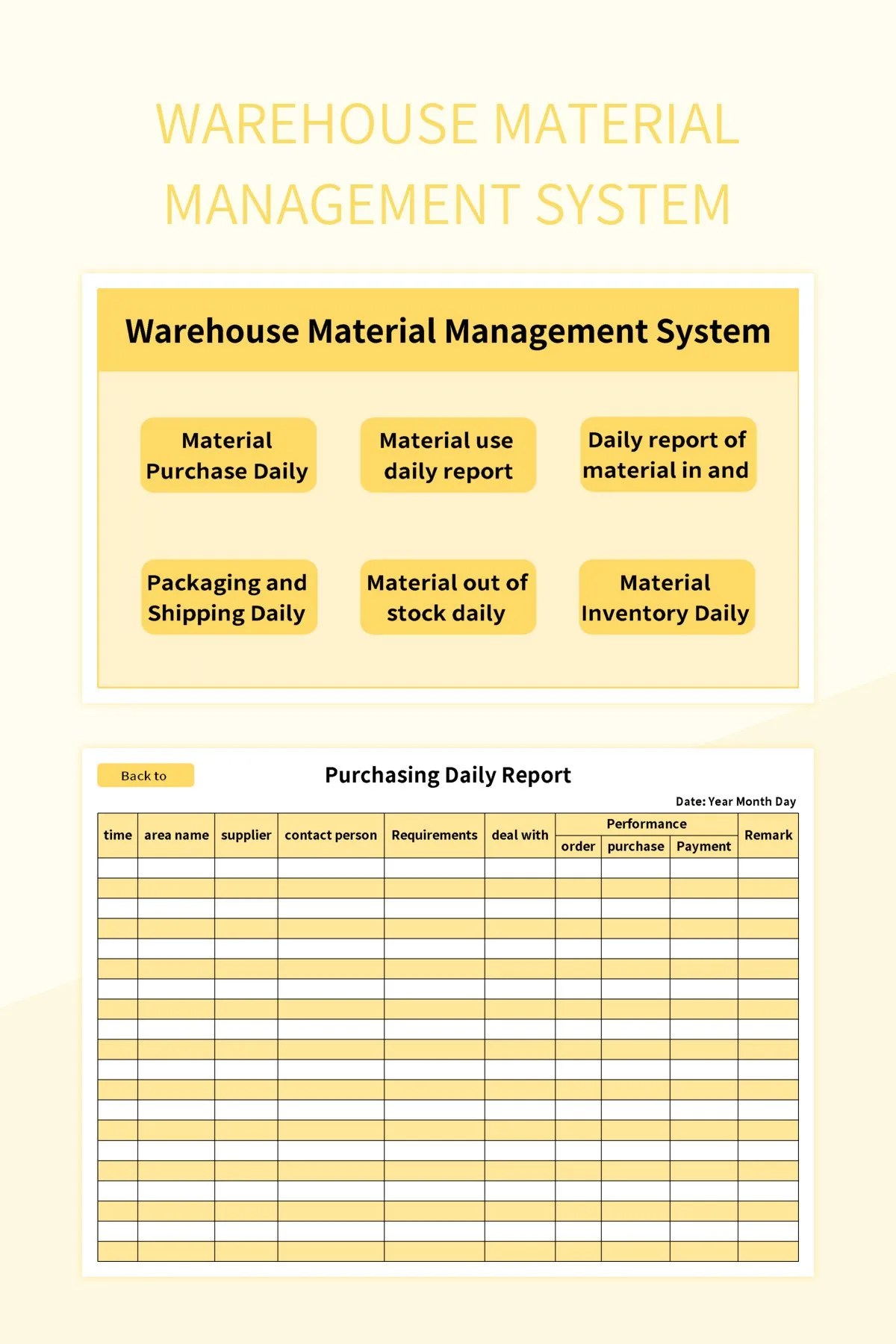 Free Warehouse Material Templates For Google Sheets And Microsoft Excel