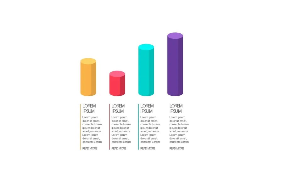 Bar Chart Is Shown With Different Colored Bars Google Slide Theme And