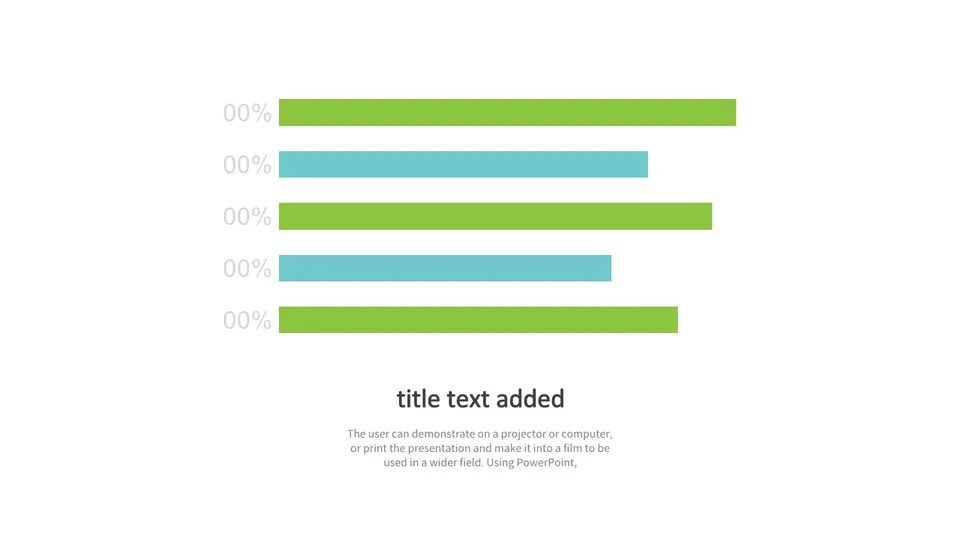 Bar Chart With Green And Blue Bar Google Slide Theme And Powerpoint