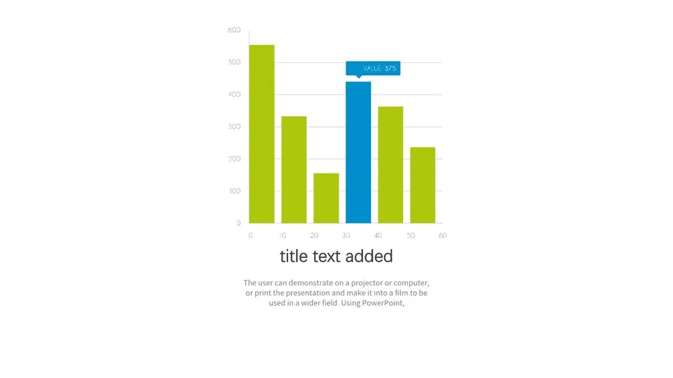 Bar Chart With Green And Blue Bar Google Slide Theme And Powerpoint