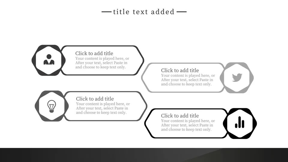 Black And White Powerpoint Presentation With Icons Diagram Google Slide