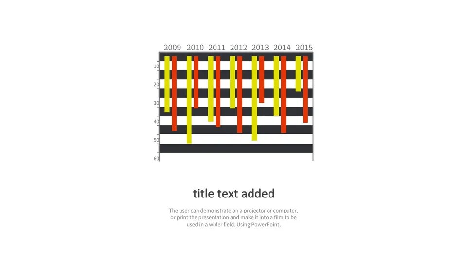 Black And White Stripe With Red And Yellow Lines Google Slide Theme And