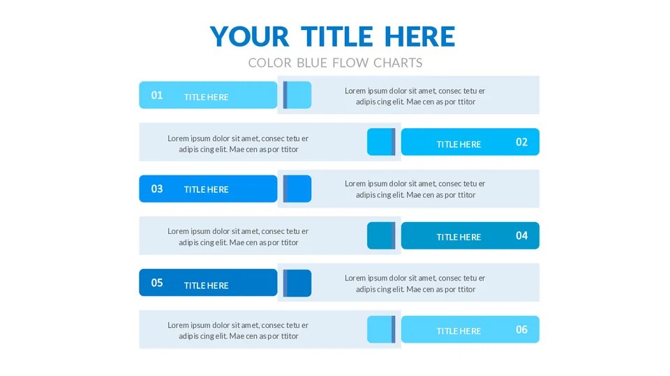 Blue And White Presentation Slide With Number Of Options Google Slides Theme And Powerpoint