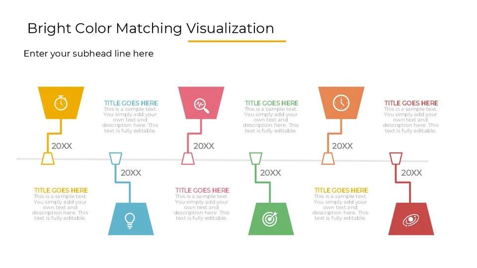 Bright Color Matching Visualizing Google Slide Theme And Powerpoint