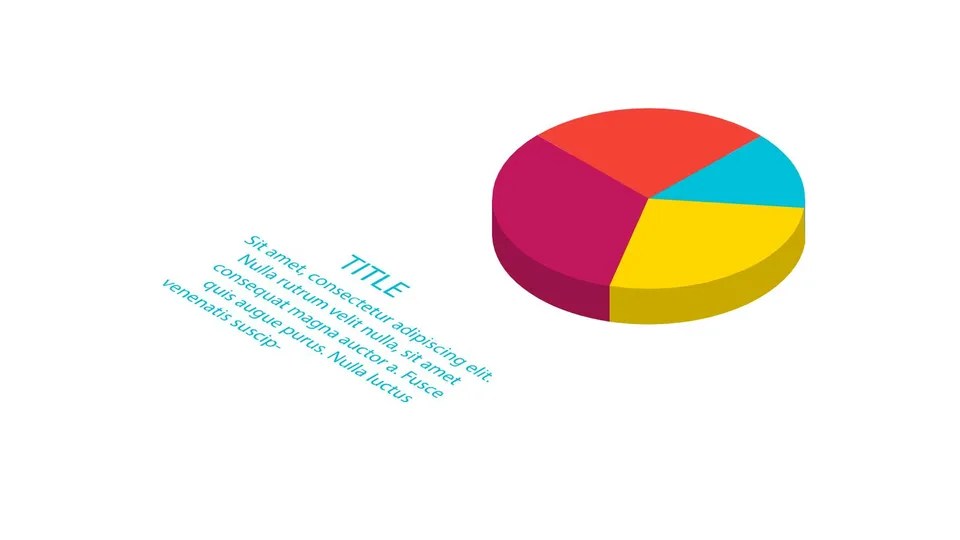 Colorful Pie Chart With The Title Title Below It Google Slide Theme And