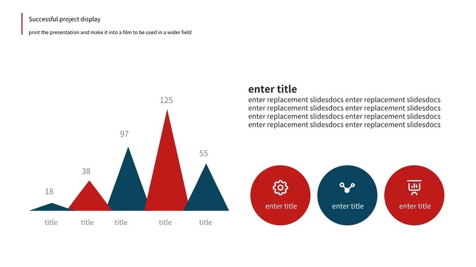 Graphic Diagram Of Line Graph With Red Circle And Blue Circle With Red
