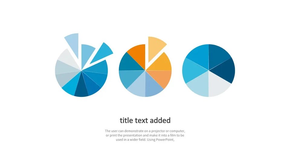 Graphic Of Pie Chart With Different Colors Google Slide Theme And