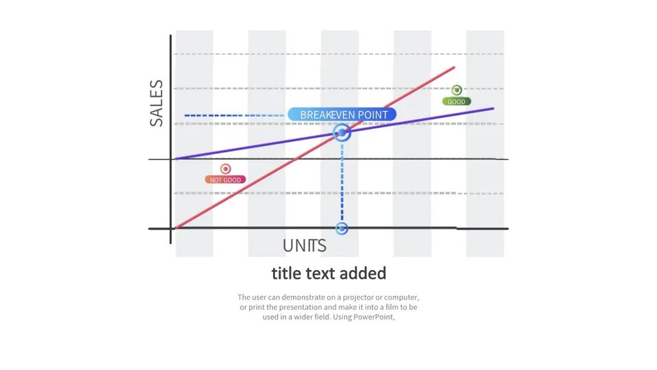 Line Graph With Line Going Up And Down Google Slide Theme And