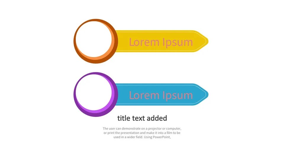 Pair Of Colorful Buttons Google Slide Theme And Powerpoint Template Slidedocs