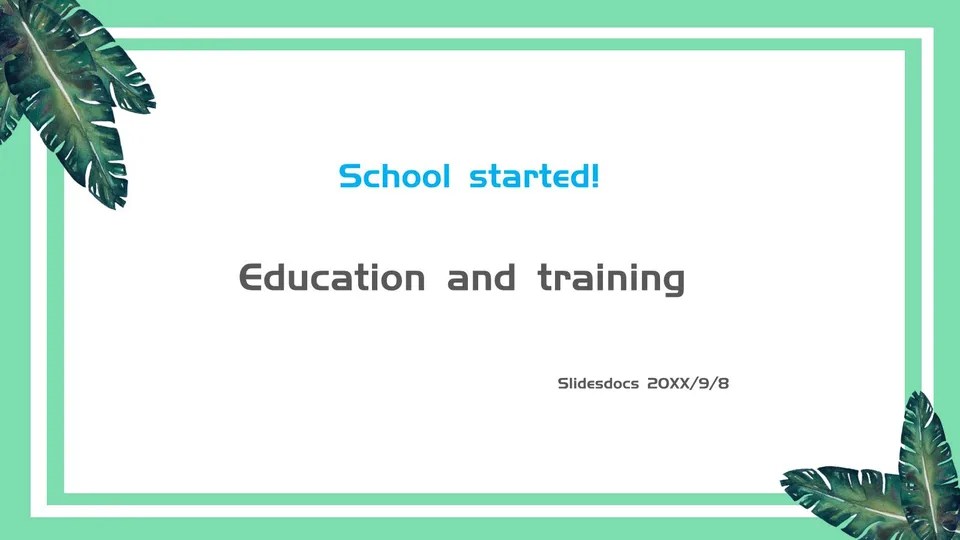 Best Free School Seasonelegant Google Slide Themes And Powerpoint