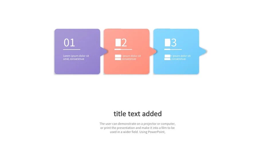 Three Different Colored Folders Google Slide Theme And Powerpoint