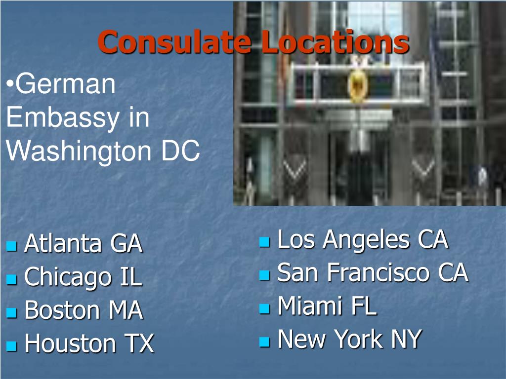 PPT From America to Germany PowerPoint Presentation, free download ID1000684